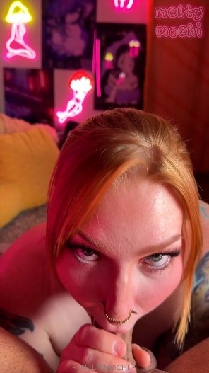 Onlyfans - Melty Mochi Redhead Gamer Girl Blowjob With Facial SD 1920p - 2026